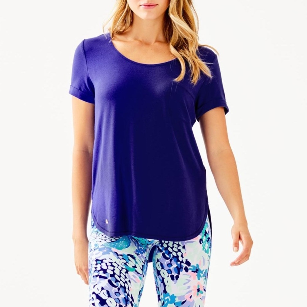 Lilly Pulitzer Luxletic Kerah Lounge Tee